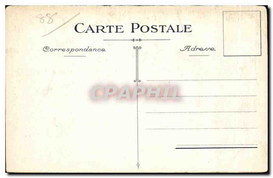 CPA Vittel (Vosges) Le Casino — Verso