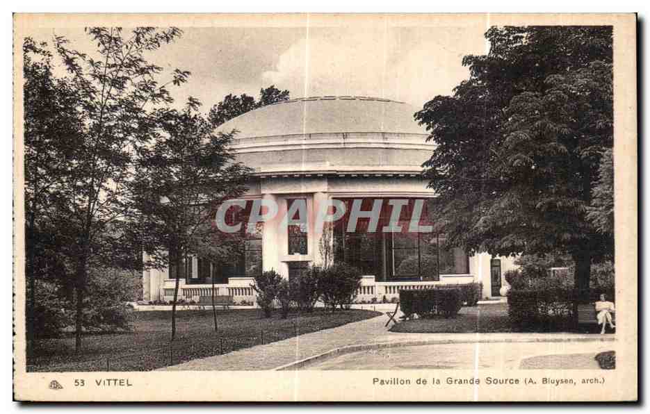 CPA Vittel Pavillon de la Grande Source