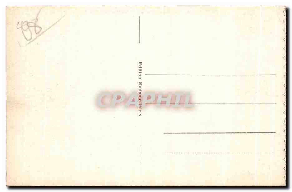 CPA Vittel Avenue Ambroise Bouloumie et les Hotels — Rückseite