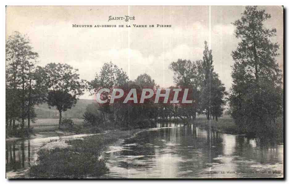 CPA Saint Die Meurthe Au Dessus De La Vanne De Pierre