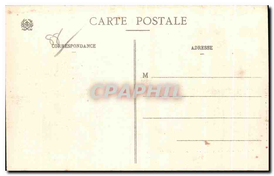 CPA Saint Die Guerre Interieur de la maison Rue de la prairie — Rückseite