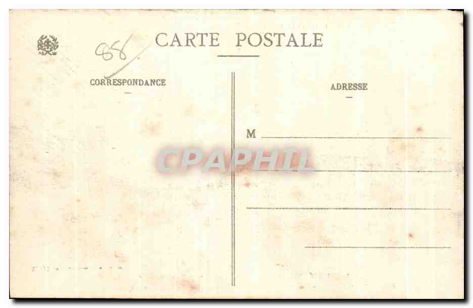 CPA SAint Die Re de la Bolle et rue des Cites  — Rückseite