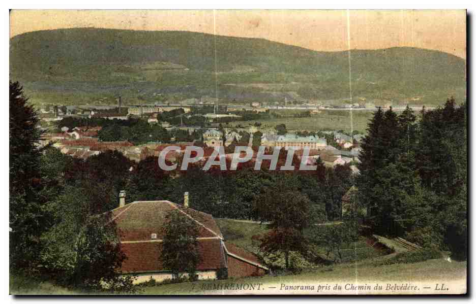 Remiremont — Panorama vom Chemin du Belvédère — LL.