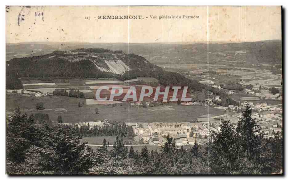CPA Remiremont Vue generale du Parmont