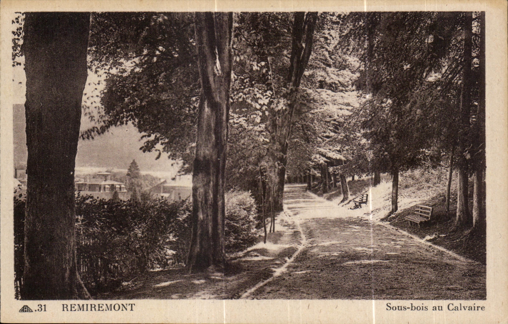 CPA Remiremont Sous Bois au Calvaire