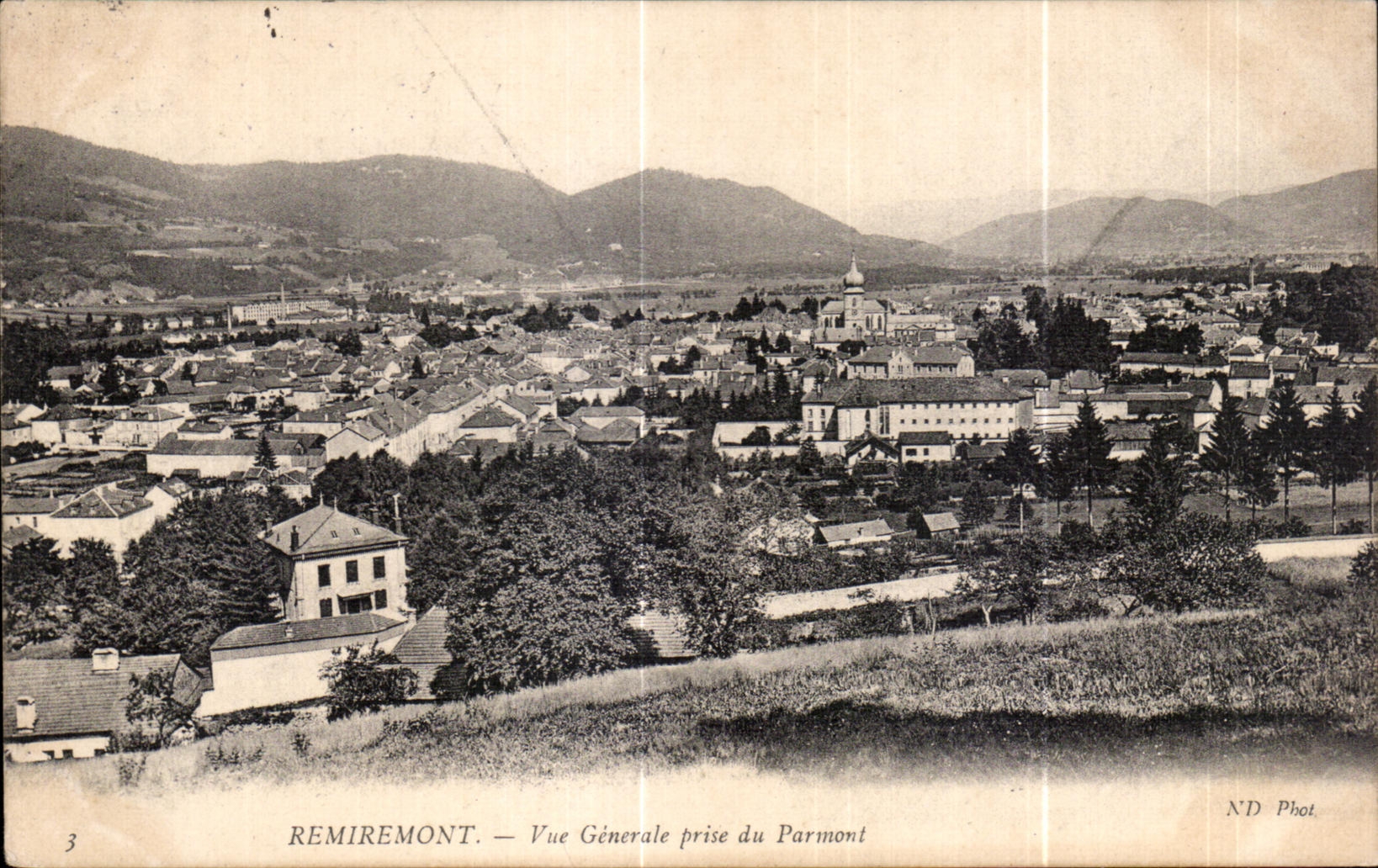 CPA Remiremont Vue Generale prise du Parmont