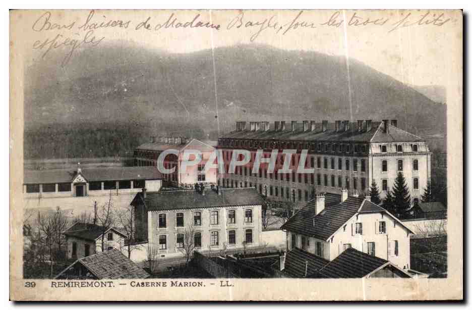 CPA Remiremont Caserne Marion Militaria 