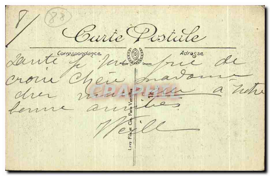 CPA Plombieres Les Bains La Petite Promenade et le Casino — Rückseite