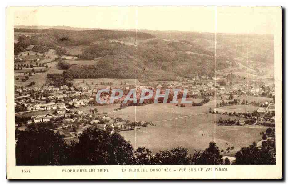 Plombières-les-Bains — La Feuillée Dorothée — Vue sur le Val d'Ajol
