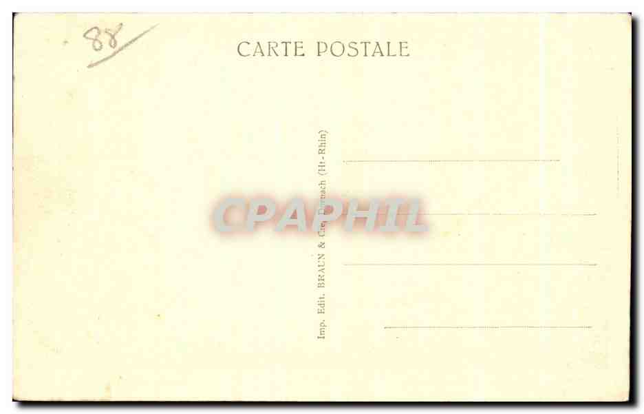 Plombières-les-Bains — La Feuillée Dorothée — Vue sur le Val d'Ajol — Verso