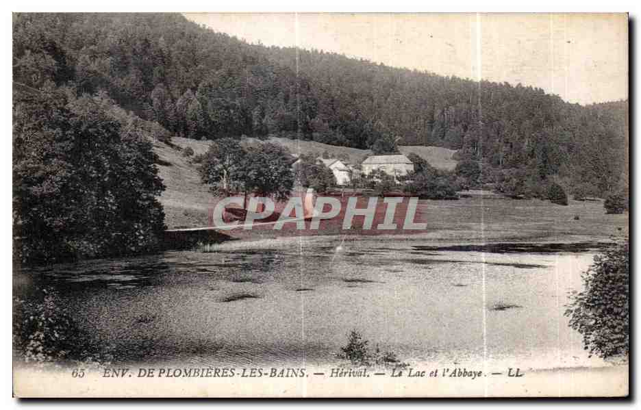CPA Plombieres Les Bains Herival Le Lac et I Abbaye