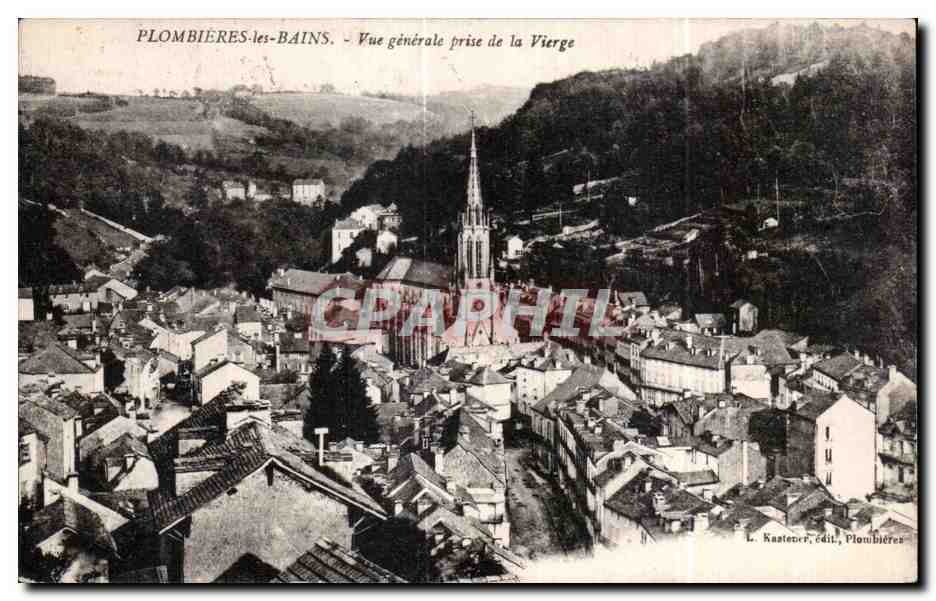 CPA Plombieres les Bains Vue generale prise de la Vierge