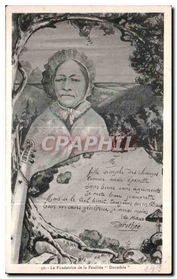 CPA La Fondatrice de la Feuillee Dorothee