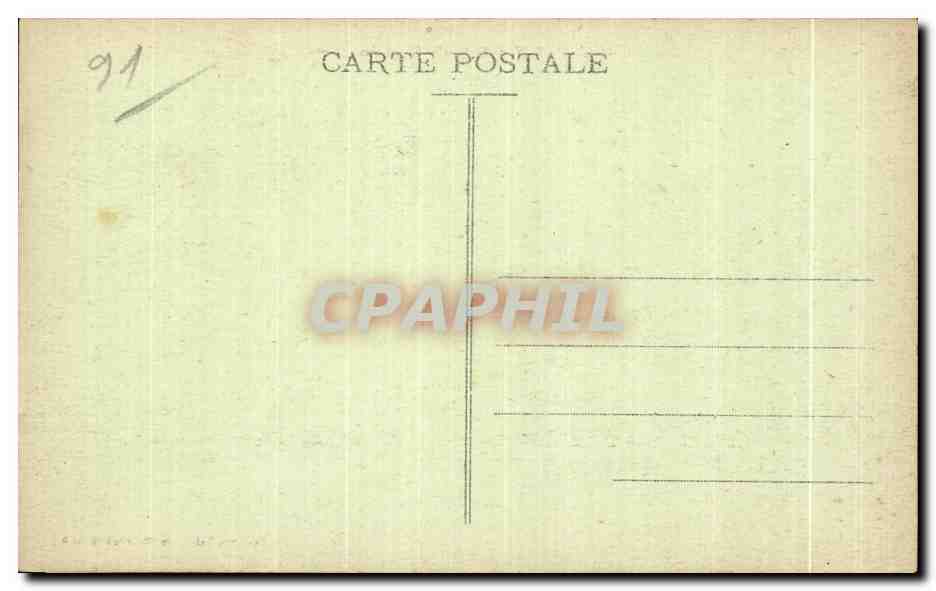 CPA Dourdan Interieur des Fosses — Rückseite