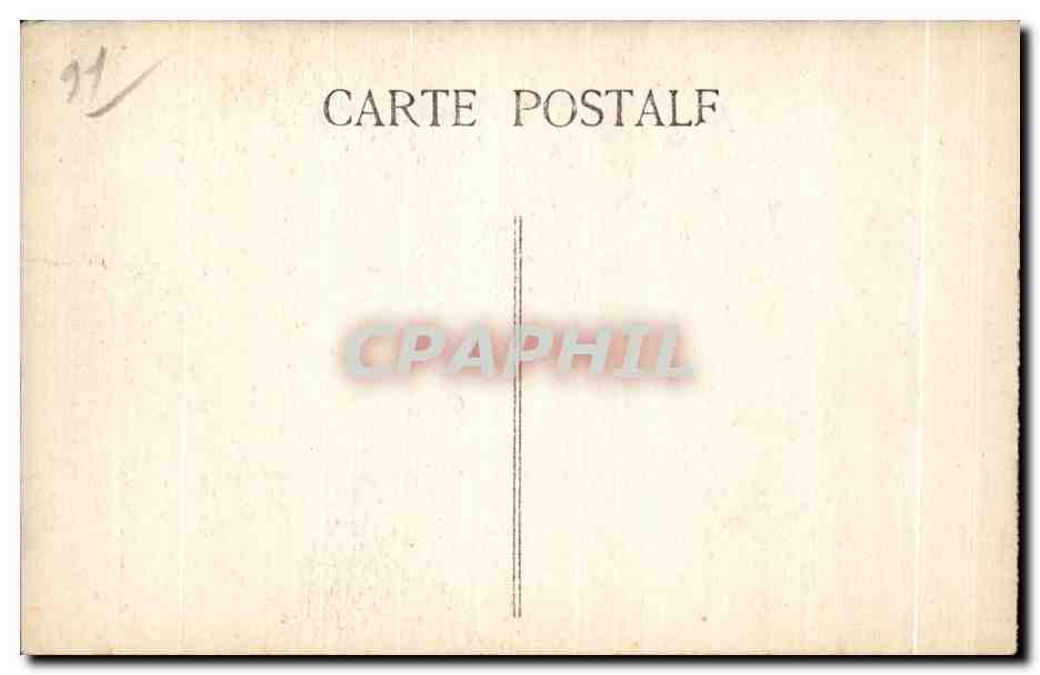 CPA Dourdan Salle principale du Donjon de Dourdan Reproduction exacte du chef d or de la St Chapelle — Rückseite