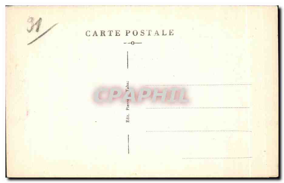CPA Dourdan Le Chateau fort Entree principale Origine du Chateau de Dourdan Bati — Rückseite
