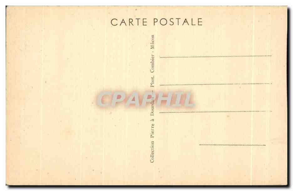 CPA Dourdan Rue des Fosses du Chateau et l Eglise — Rückseite