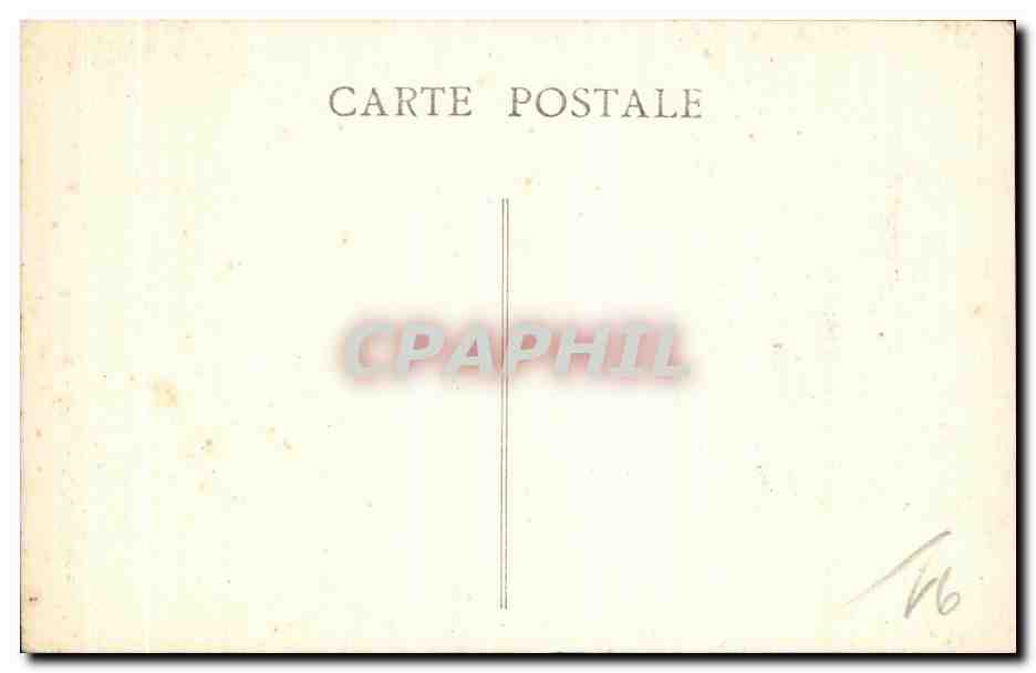 CPA Courances L Eglise et le Monument — Rückseite