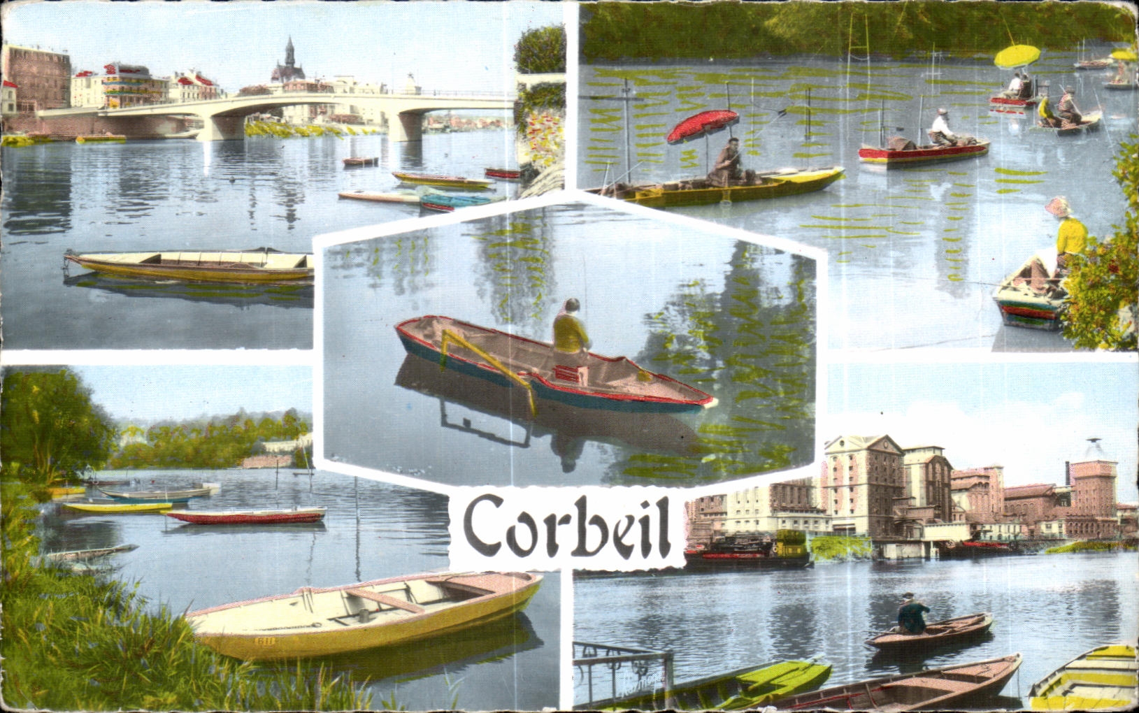 CPA Images de France Corbeil Essonnes Les bords de la Seine