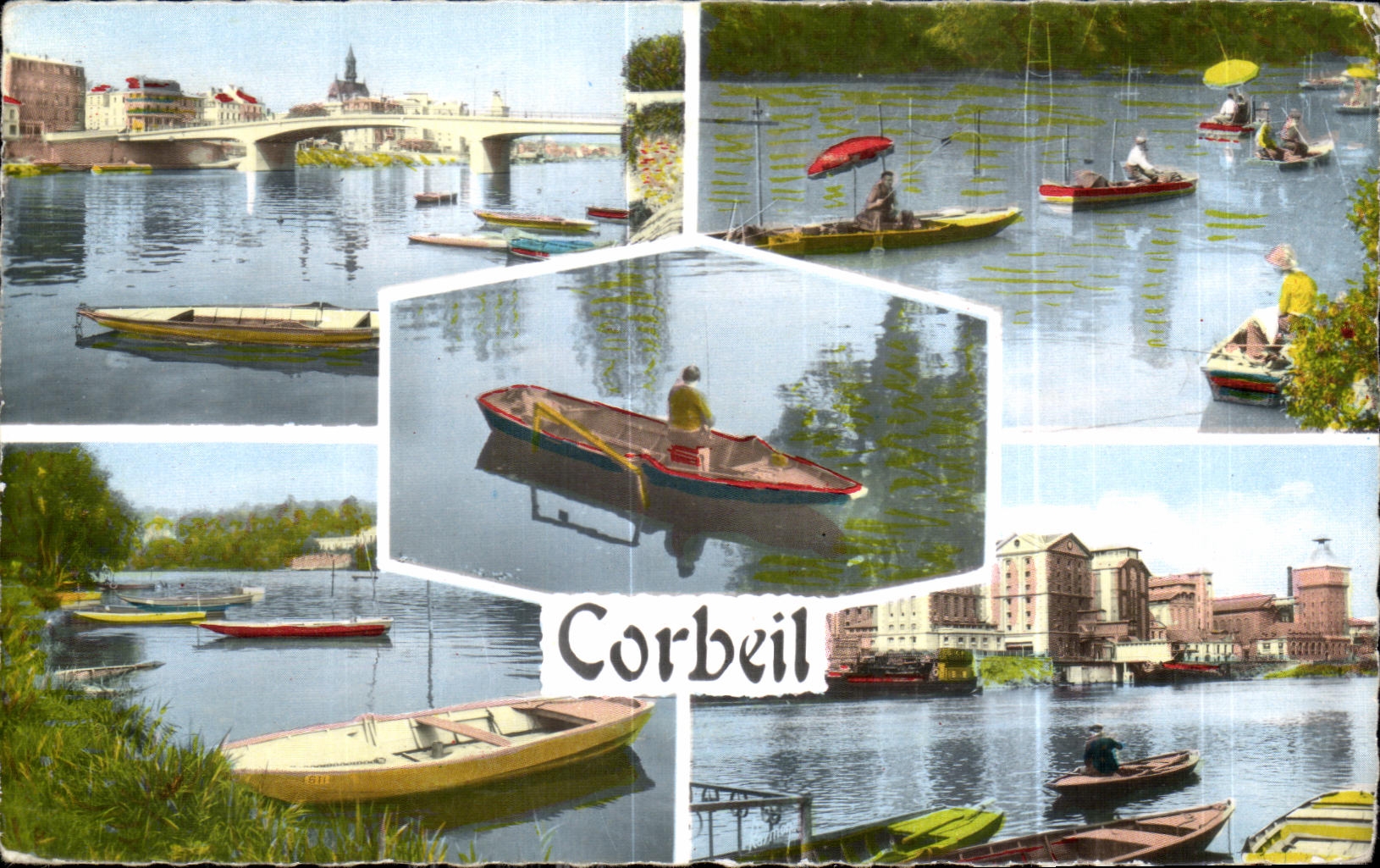 CPA Images de France Corbeil Essonnes Les bords de la Seine