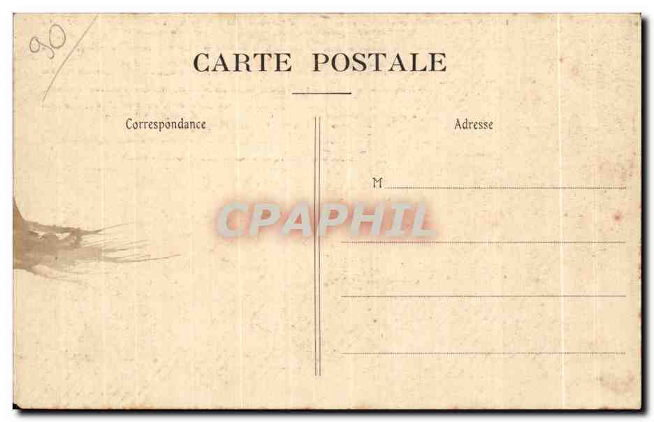 CPA Le Lion Belfort — Verso