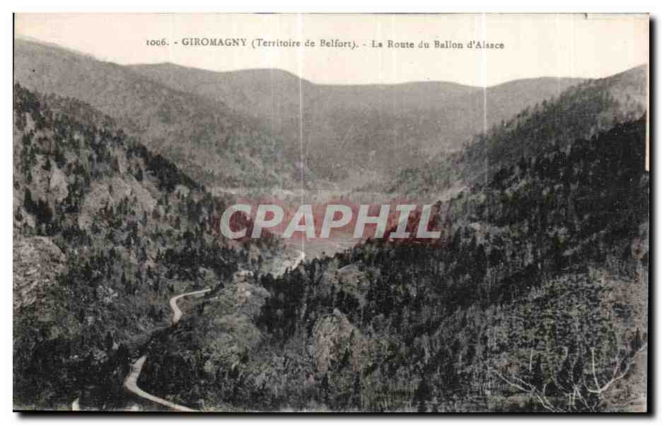 CPA Giromagny (Territoire de Belfort) Le Route du Ballon d Alsace