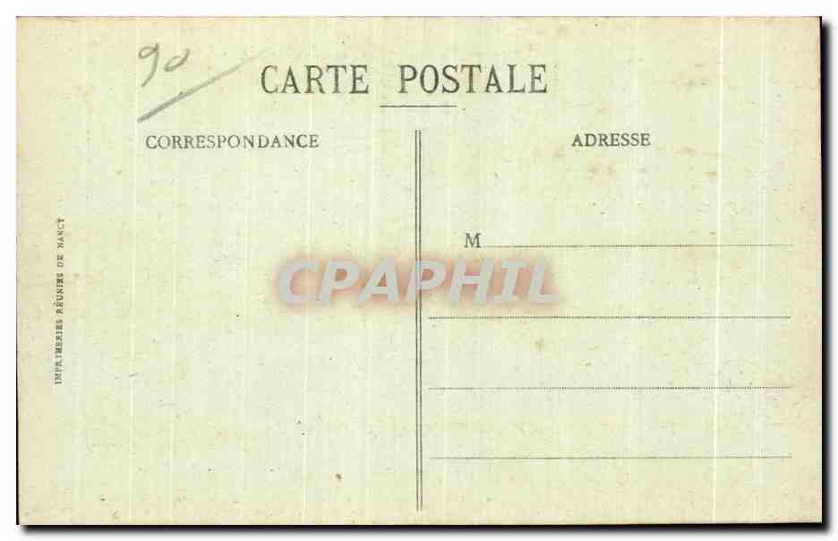 CPA Giromagny (Territoire de Belfort) Le Route du Ballon d Alsace — Verso