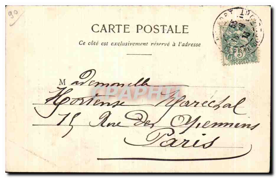 CPA Belfort Porte De France (Demolie En 1892) Militaria  — Verso