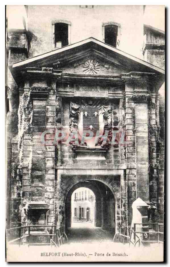 CPA Belfort (Haut Rhin) Porte de Brisach