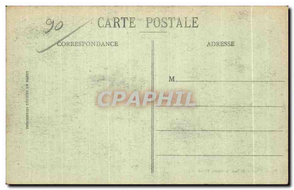 CPA Belfort La Justice et les Remparts — Verso