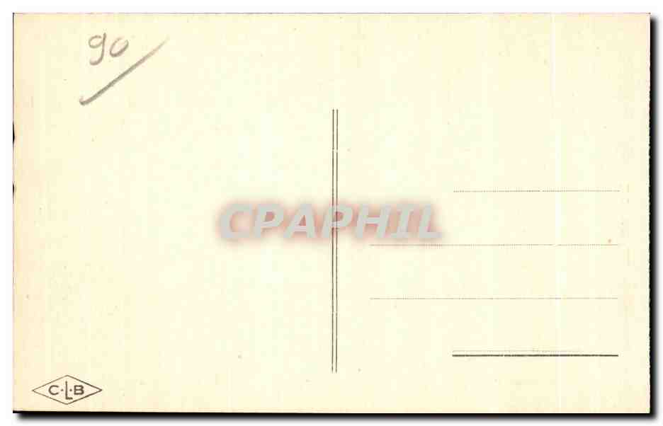 CPA Belfort Place d Armes Monument Quand Meme — Verso
