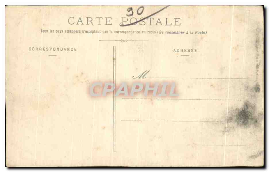 CPA Belfort le La Miotte — Verso
