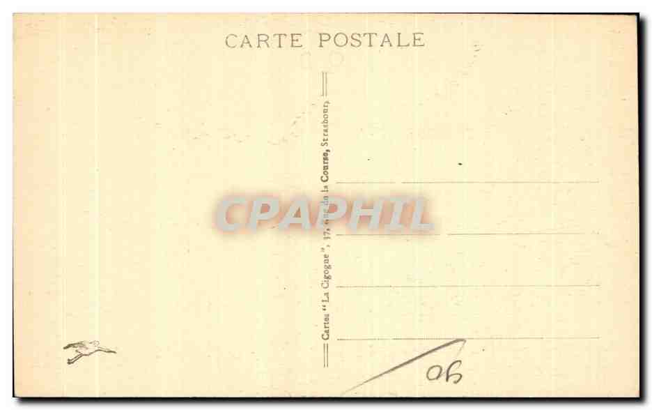 CPA Belfort Porte Brisach (Construite par Vauban) — Verso