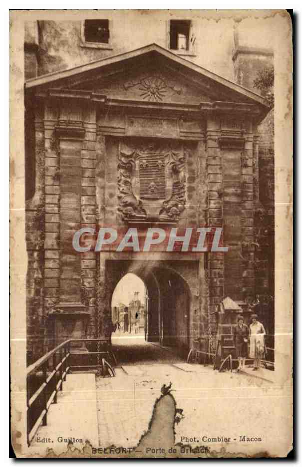 Belfort — Porte de Briach — Edit. Guillon, Phot. Comblier - Macon