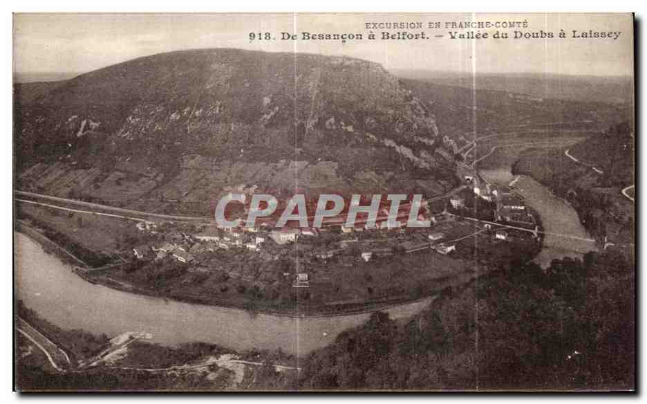CPA De Besancon a Belfort Vallee du Doubs a Laissey