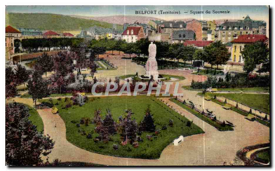 CPA Belfort (Territoire) Square du Souvenir