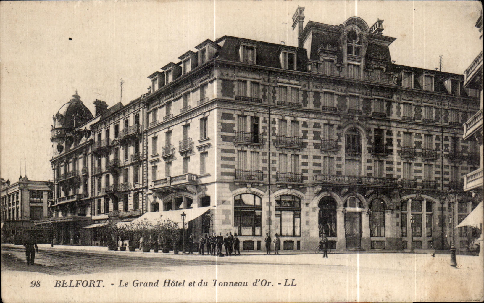 CPA Belfort Le Grand Hotel et du Tonneau d Or