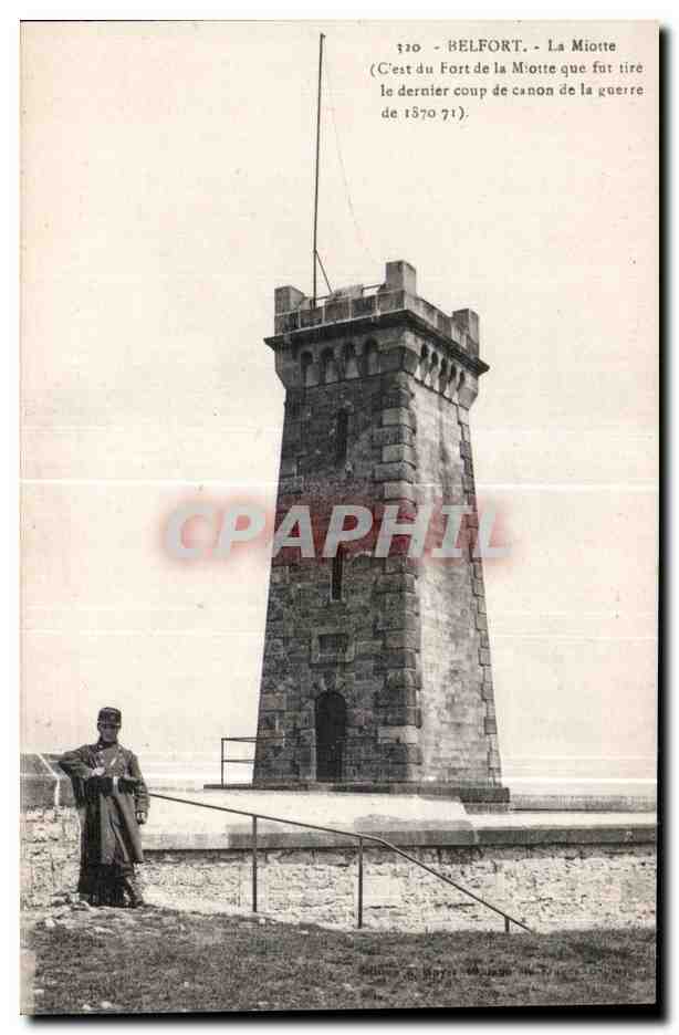CPA Belfort La Miotte Militaria 
