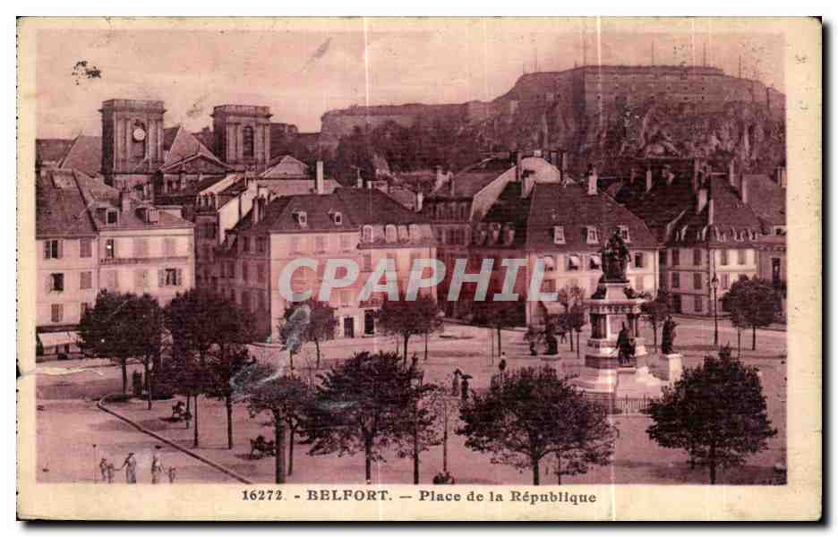 CPA Belfort Place de la Republique
