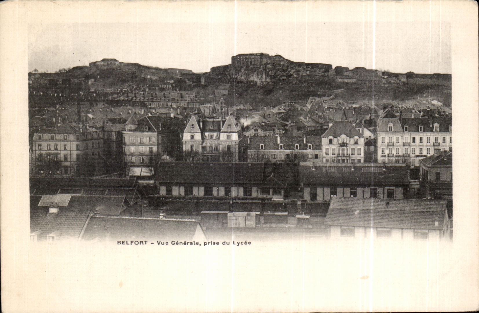 Belfort — Vue Générale, prise du Lycée