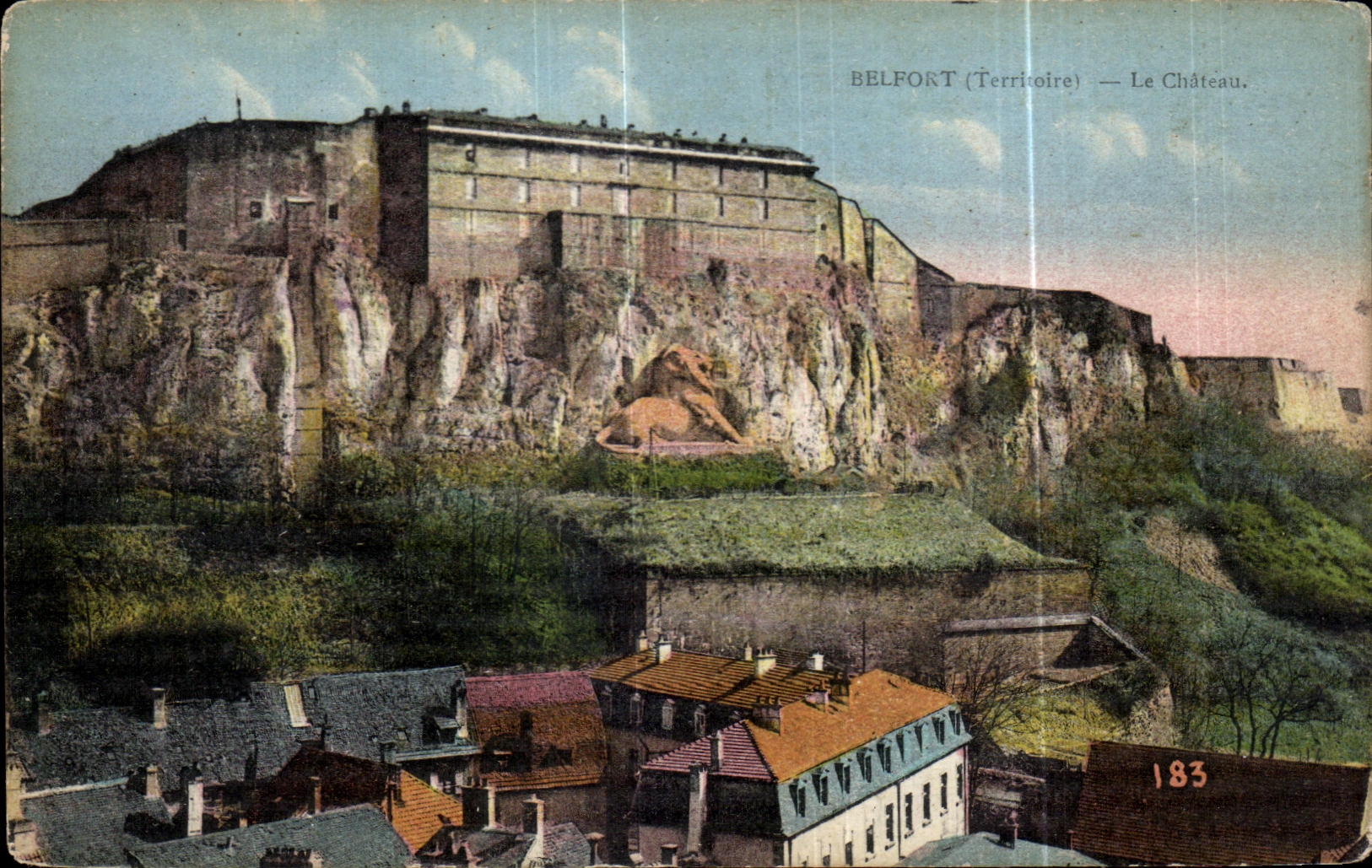 CPA Belfort (Territoire) Le Chateau Lion