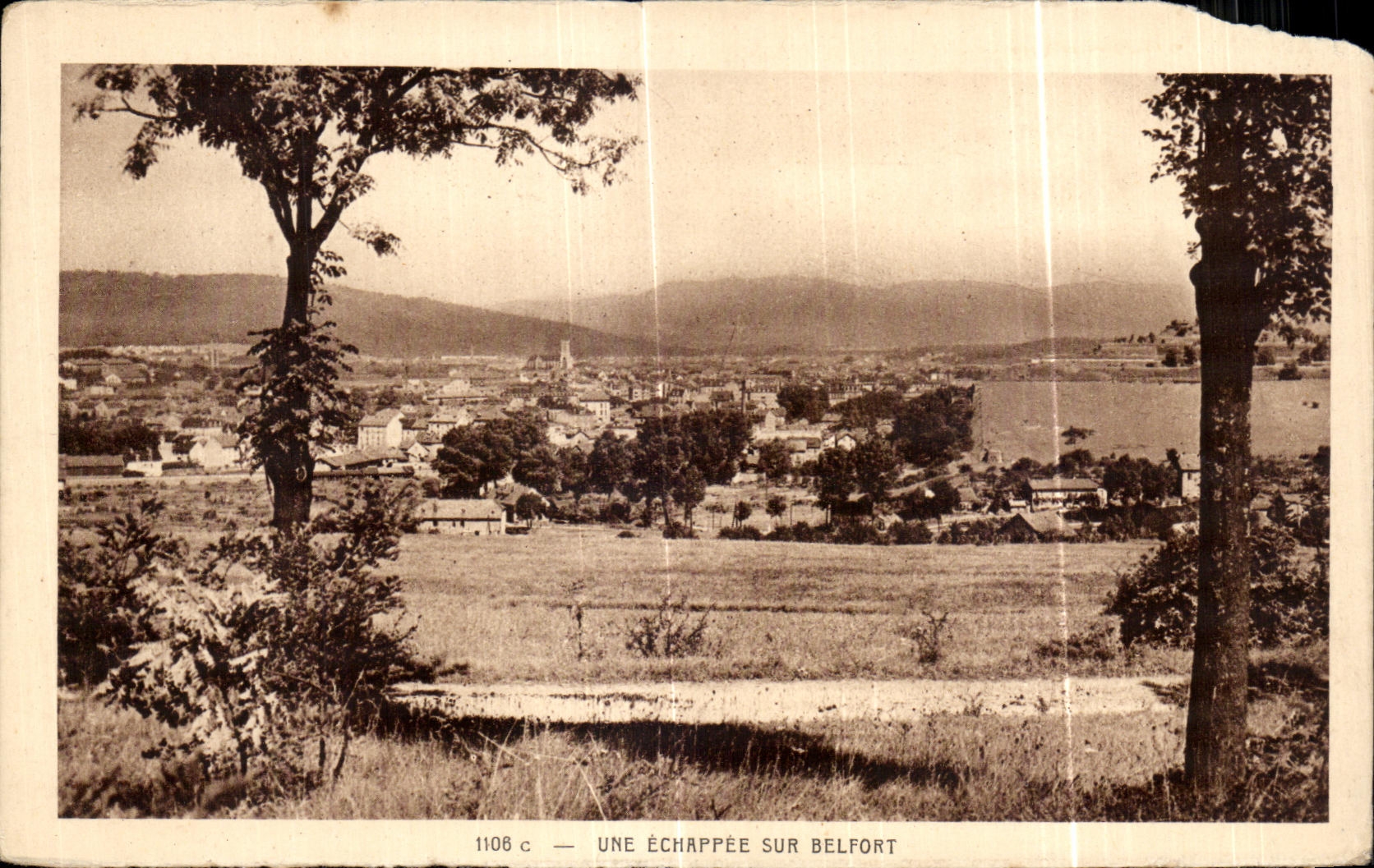 Une échappée sur Belfort — vue panoramique — Cartes « M. H. » n° 1108 c