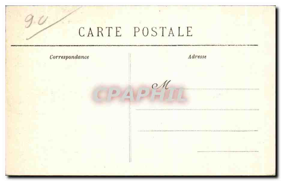 CPA Belfort La Place d Armes Lion — Rückseite