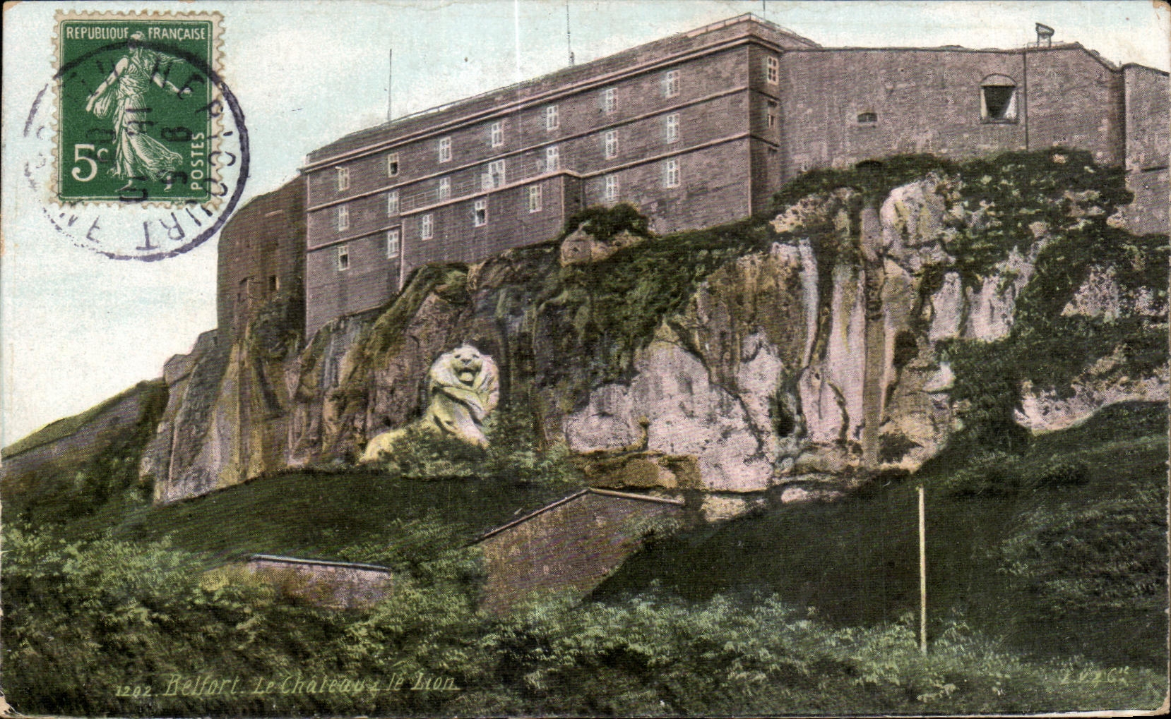 CPA Belfort Le Chateau le Lion