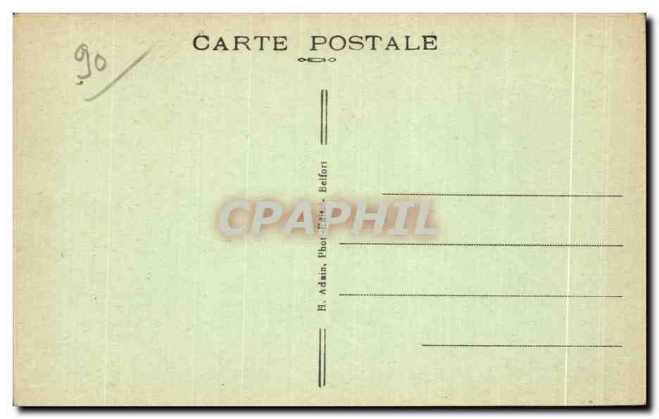 CPA Belfort (Territoire) Vue generale — Verso