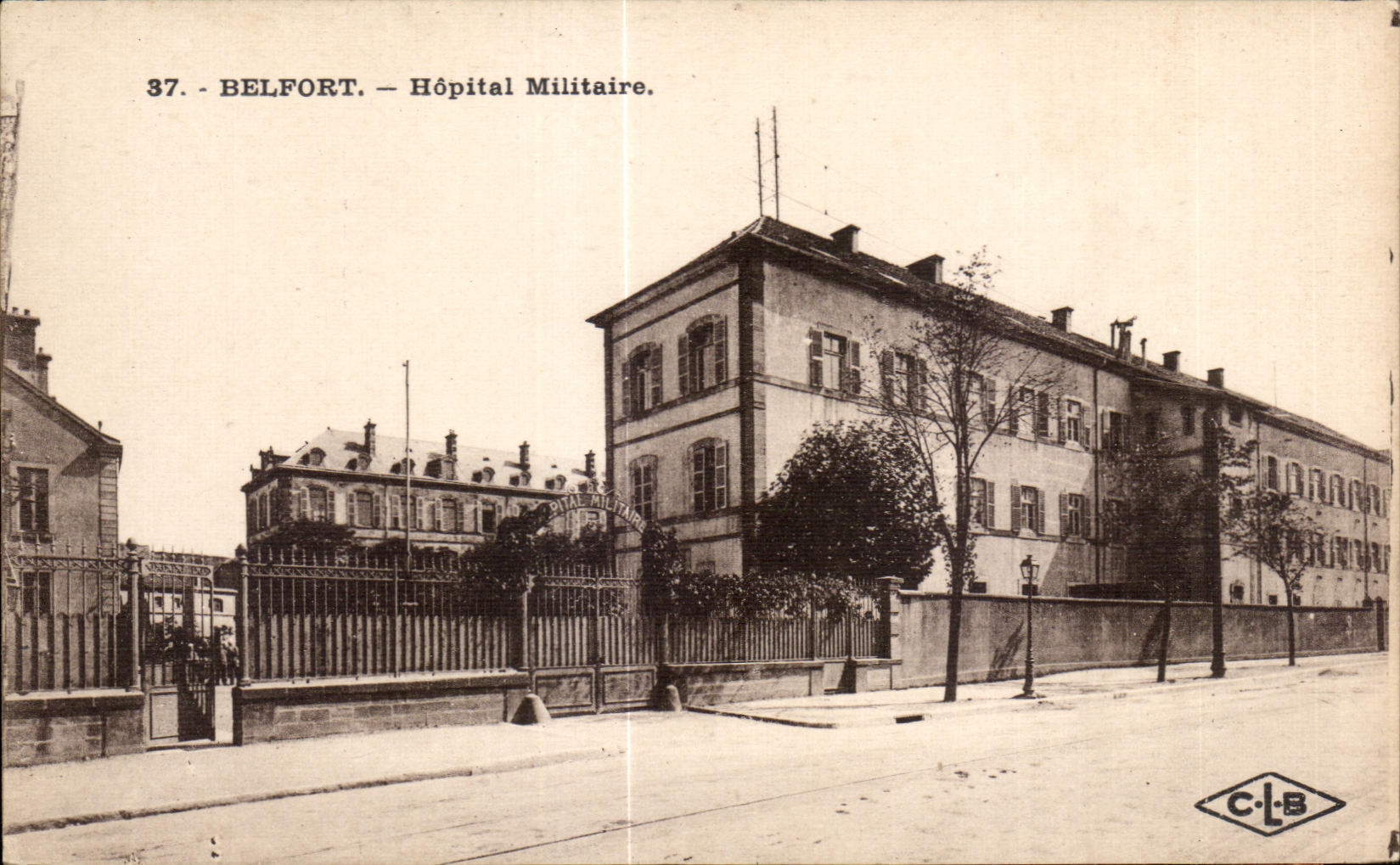 CPA Belfort Hopital Militaire Militaria 