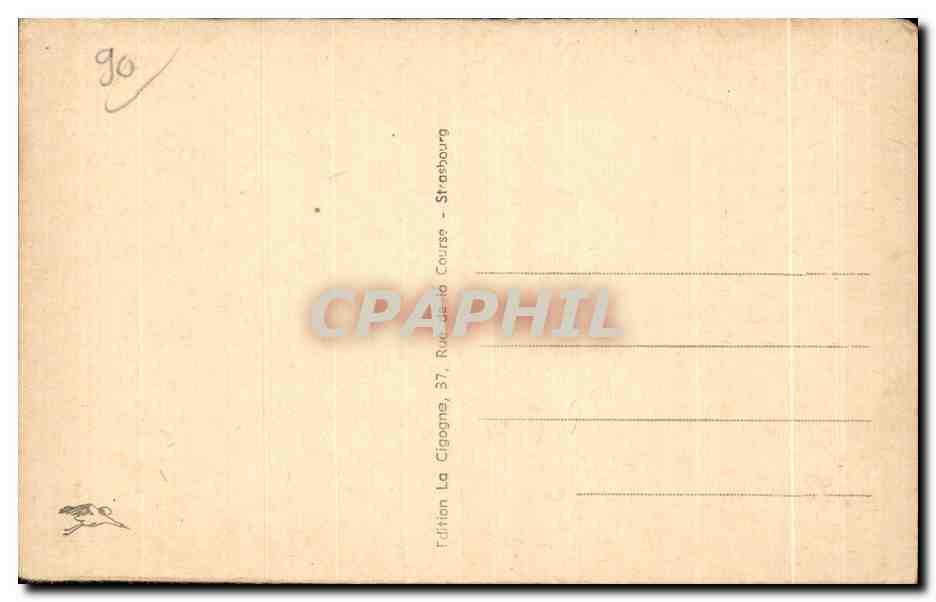 CPA Belfort Place De La Republique Et Boulevard Carnot — Verso
