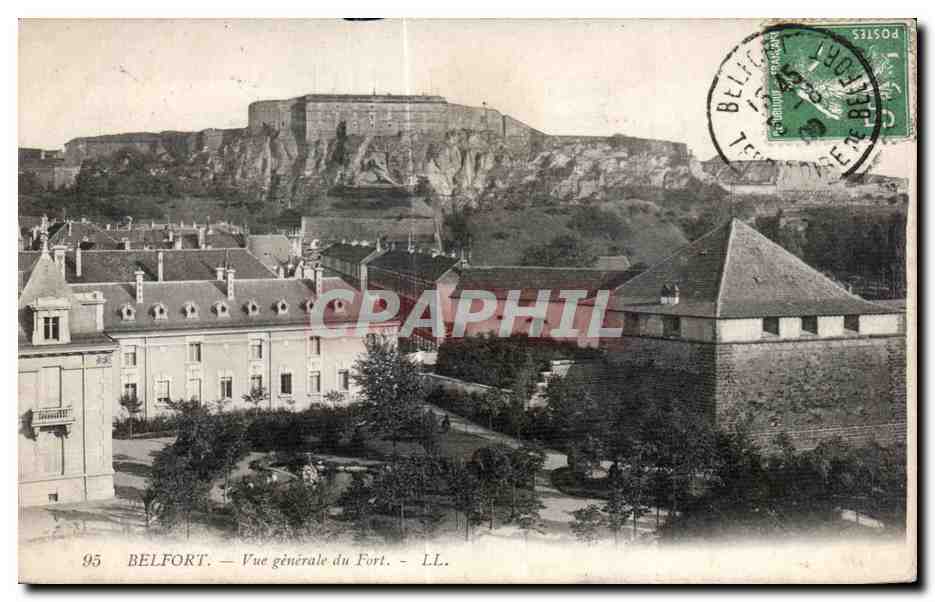 CPA Belfort Vue generale du Fort Lion 