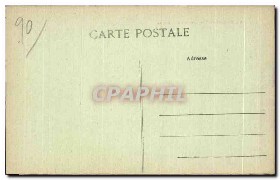 CPA Belfort Vue Generale du Chateau Lion  — Verso