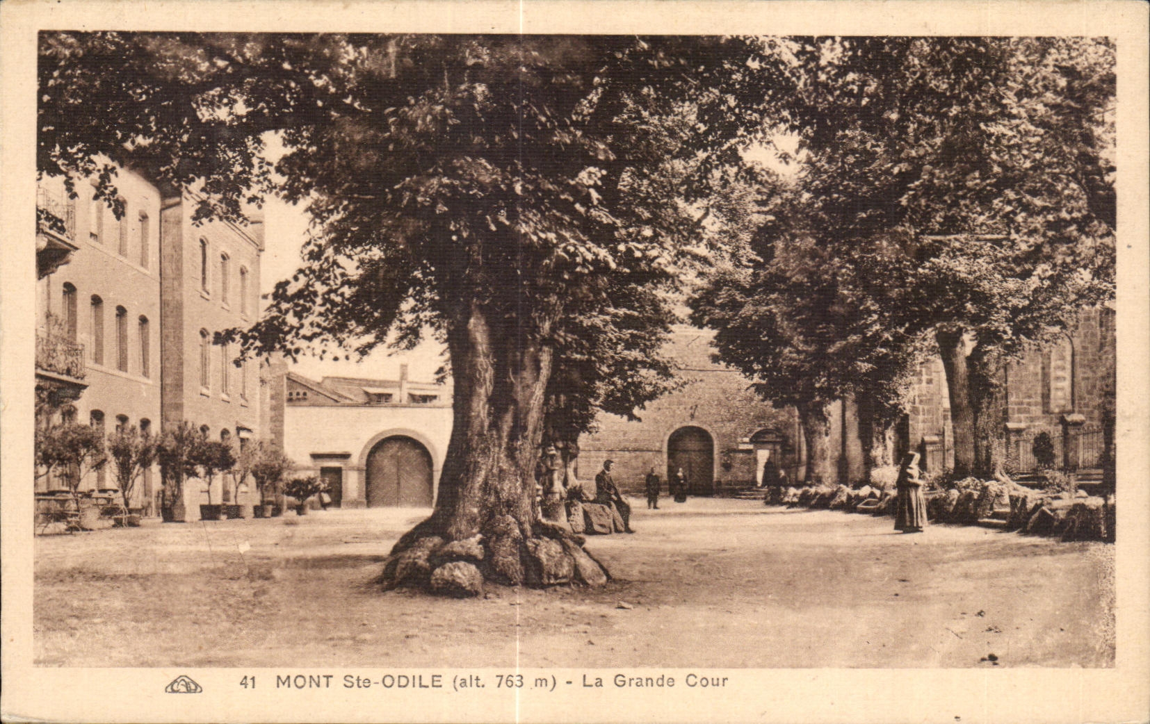 CPA Mont Ste Odile La Grande Cour